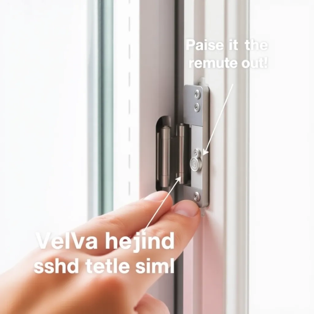 Jak zdjąć skrzydło okna VEKA